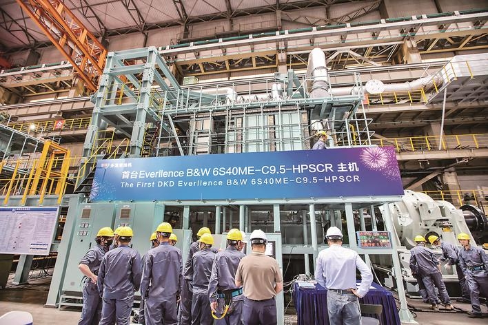 国产高端船用主机实现“靖江造”