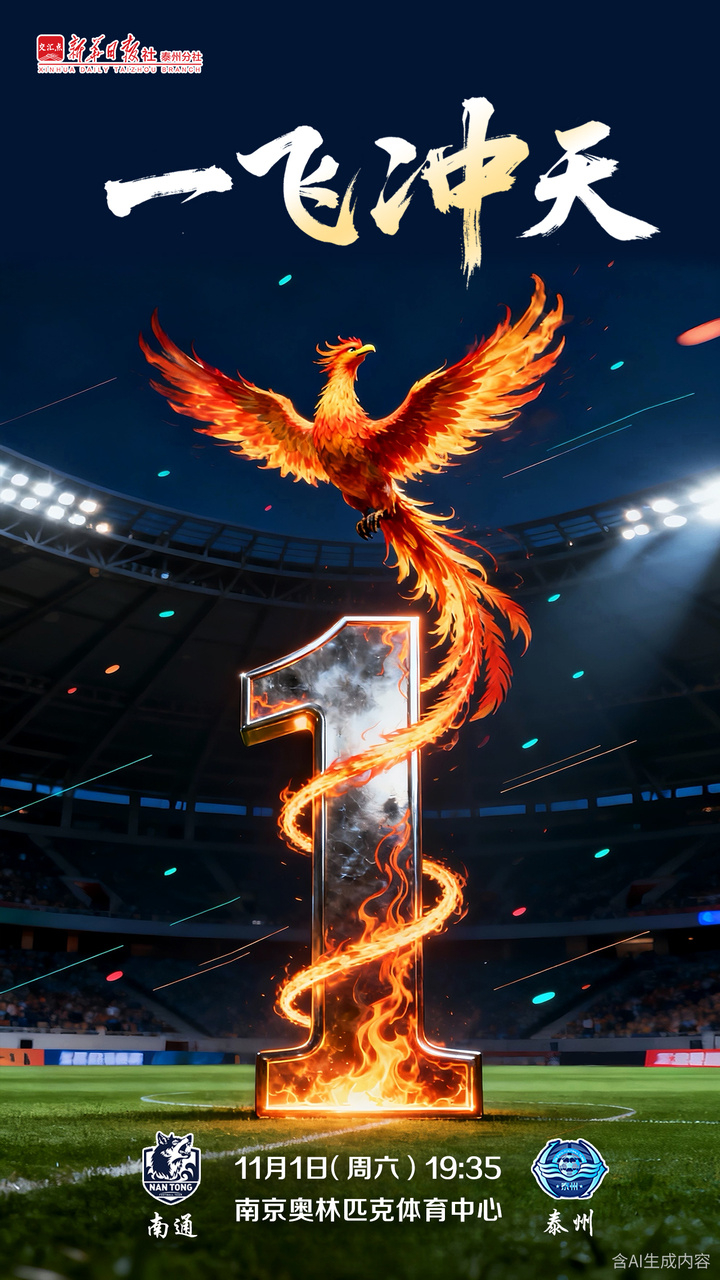 交匯點 丨“1”飛沖天丨泰州沖冠,“通通”讓開